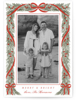 Garland Frame Holiday Photo Mount Cards