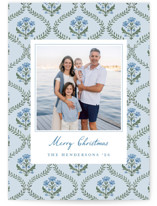 Festive Trellis Holiday Photo Mount Cards