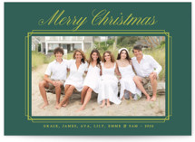 Bright Merry Holiday Photo Mount Cards