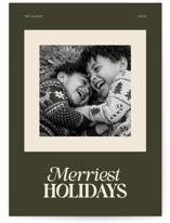 Merriest Modern Holiday Photo Mount Cards