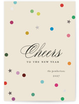 Confetti Foil-Pressed Holiday Cards