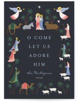 born in bethlehem Holiday Cards