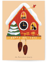 Holiday cuckoo clock Holiday Cards