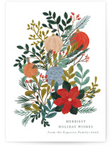 Ornament Bouquet Holiday Cards