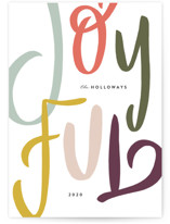 Hand Lettered Holiday Cards