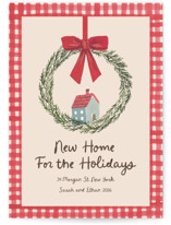 New Home Wreath Holiday Cards