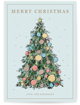 Ornament Tree Holiday Cards