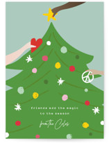 friendship tree Holiday Cards
