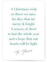 Christmas Wish Holiday Cards