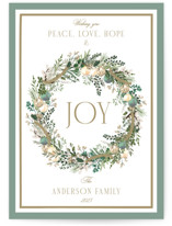 Peace, love & hope Holiday Cards