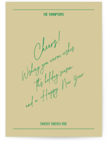 Holiday Note Holiday Cards