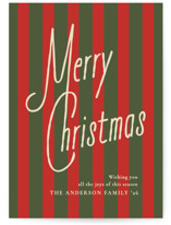 Vintage script Holiday Cards