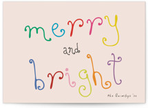 Playful Letters Holiday Cards