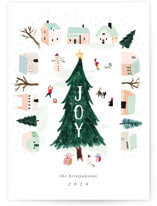 Merry Village Holiday Cards