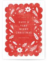Scattered Winter Holiday Cards