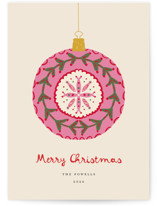 Vintage Christmas Ornament Holiday Cards