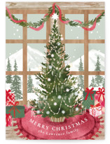 Cabin Serenity Holiday Cards