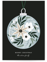 Floral Bulb Holiday Cards