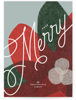 paper blooms Holiday Cards