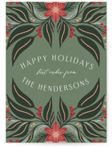 Bold Foliage Holiday Cards