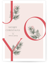 joyous letters Holiday Cards