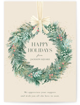 Natural Wreath Holiday Cards