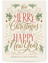 Festive Wishes Holiday Cards