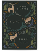 Reindeer Forest Holiday Cards