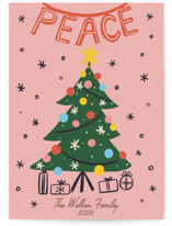 Midcentury Peace Holiday Cards