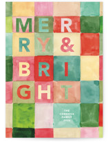 Bright Blocks Holiday Cards