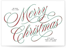 Festive Outlines Holiday Cards