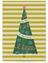 Pencil Tree Holiday Cards