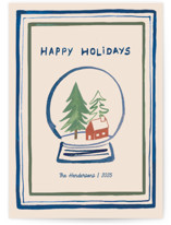 Snow Globe Holiday Cards