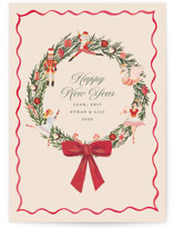 Nutcracker Wreath Holiday Cards