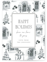 holiday home toile Holiday Cards