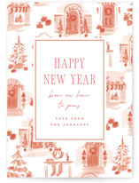 holiday home toile by Rebecca Durflinger