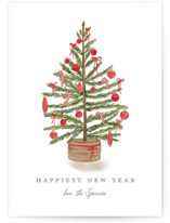 Preppy tree Holiday Cards