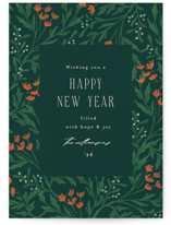 Festive Blooms Holiday Cards