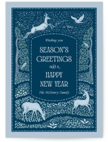 Frosty Forest Holiday Cards