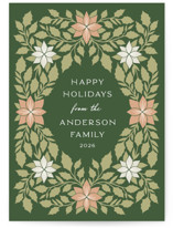 Holly Frame Holiday Cards