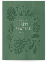 Pines and pinecones Holiday Cards