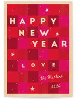 Checkered Cheers Holiday Cards