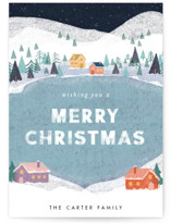 Snowy Scene Holiday Cards