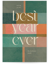 tree blocks Holiday Cards