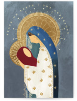 Mother and child Holiday Cards