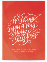 Wishes for Christmas Holiday Cards