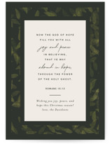 Leafy Border Holiday Cards