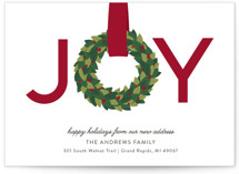 Joy Wreath Holiday Cards