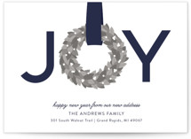 Joy Wreath Holiday Cards