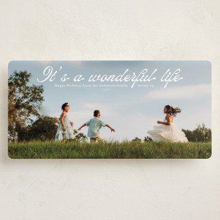 Wonderfully Happy Tall Holiday Cards